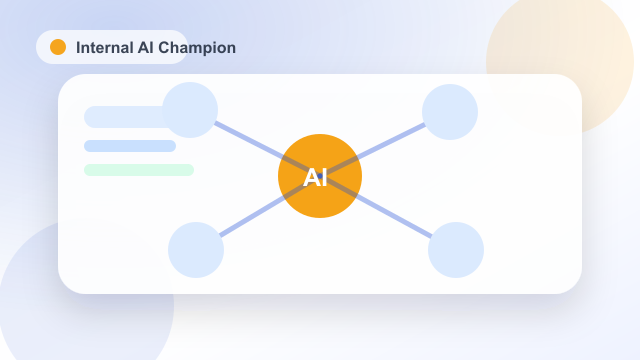 Internal AI Champion Enablement programme illustration