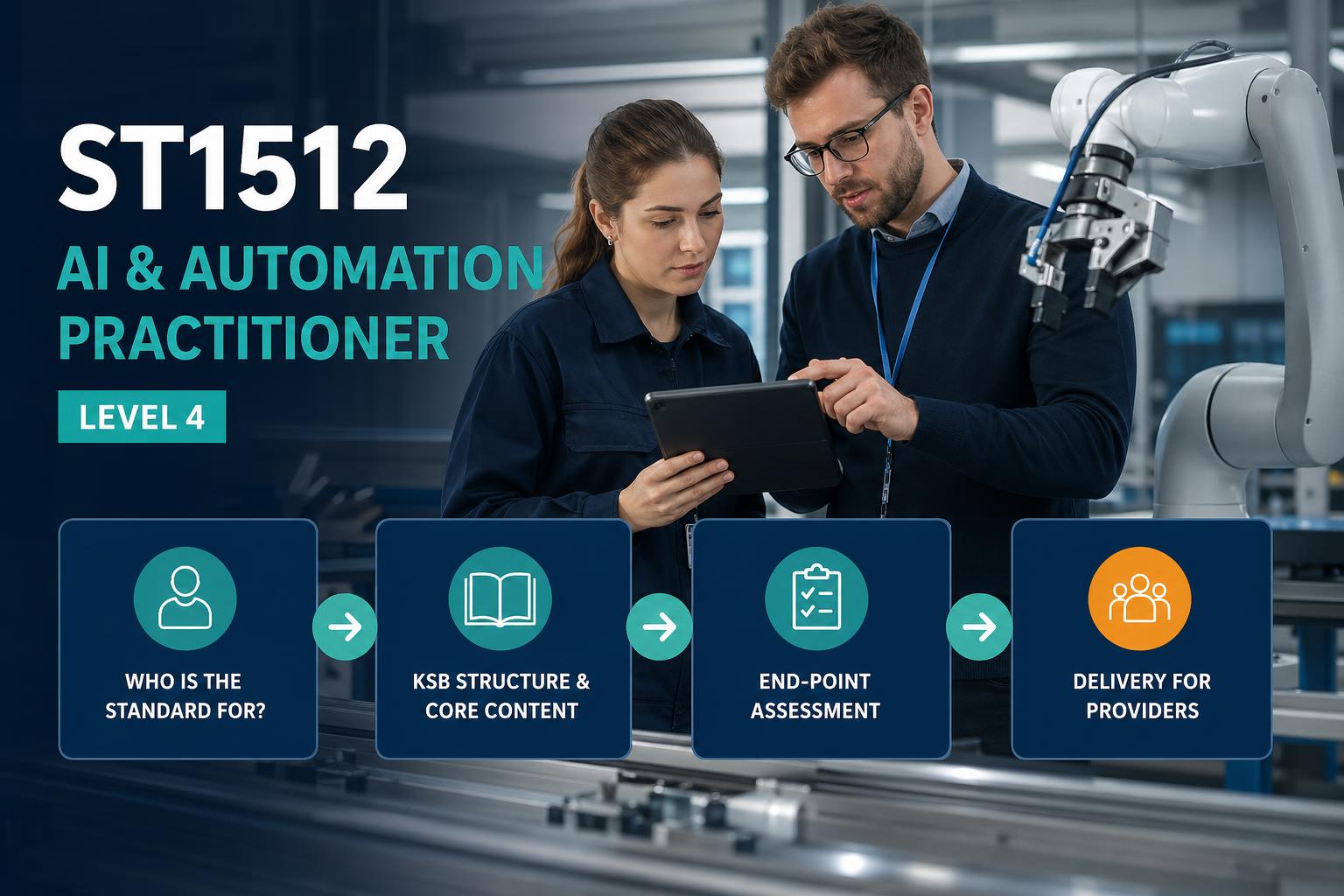 Level 4 AI & Automation Practitioner Apprenticeship (ST1512): Provider & Employer Guide hero image