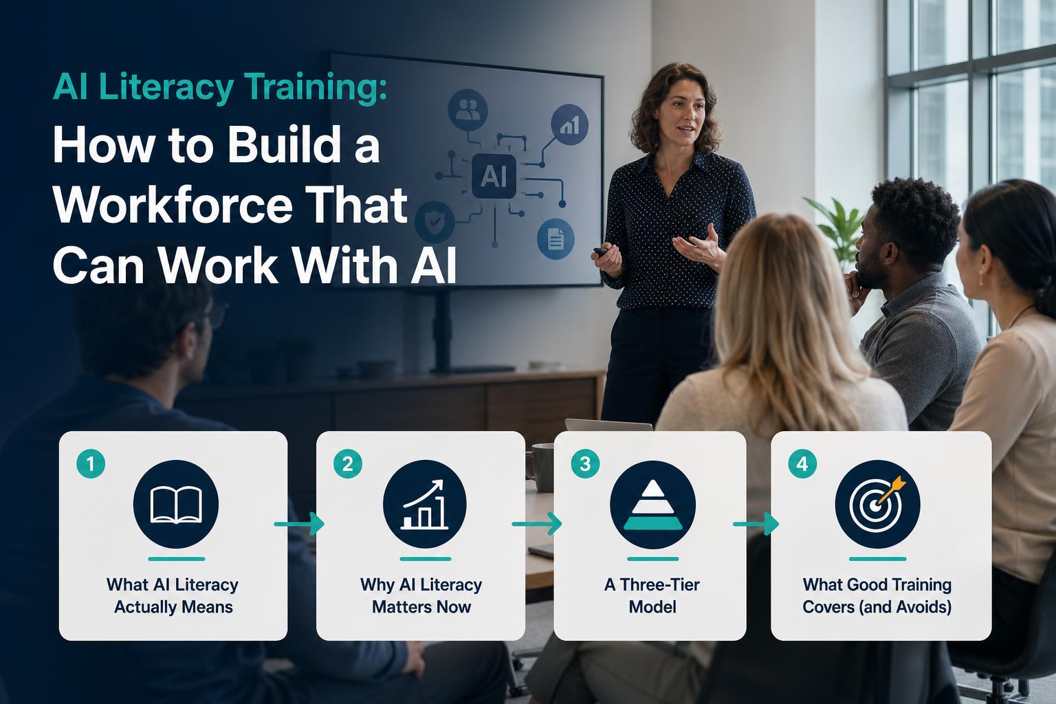 AI Literacy Training: How to Build a Workforce That Can Work With AI hero image