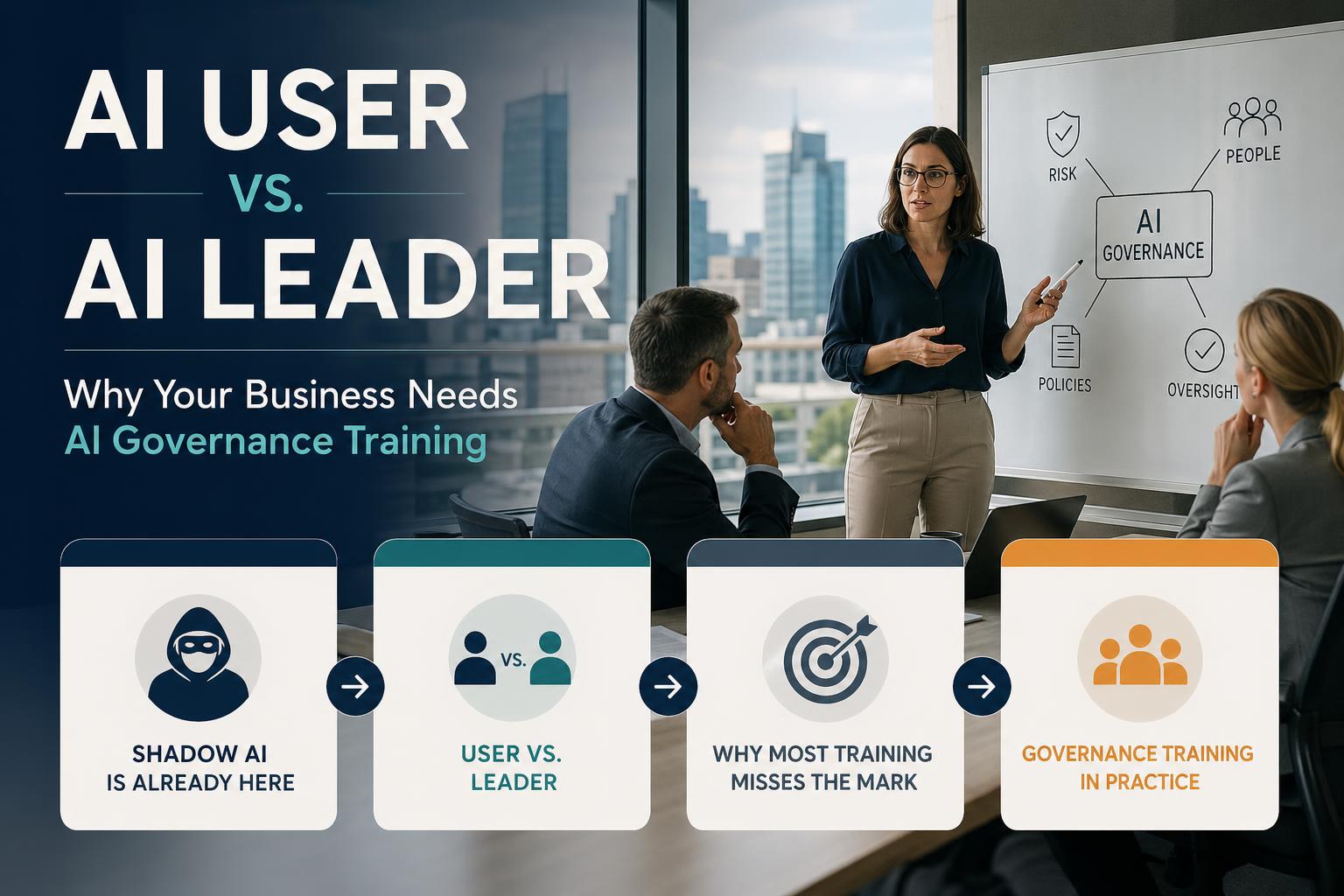 AI User vs. AI Leader: Why Your Business Needs AI Governance Training hero image