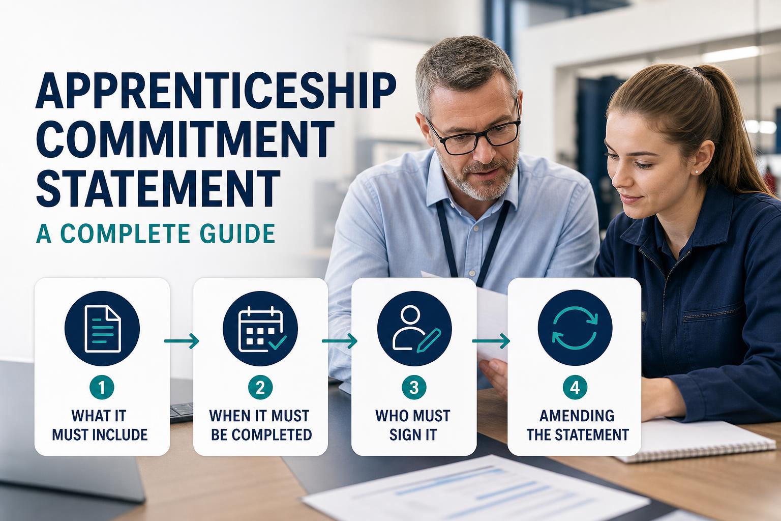 Apprenticeship commitment statement: a complete guide for training providers hero image