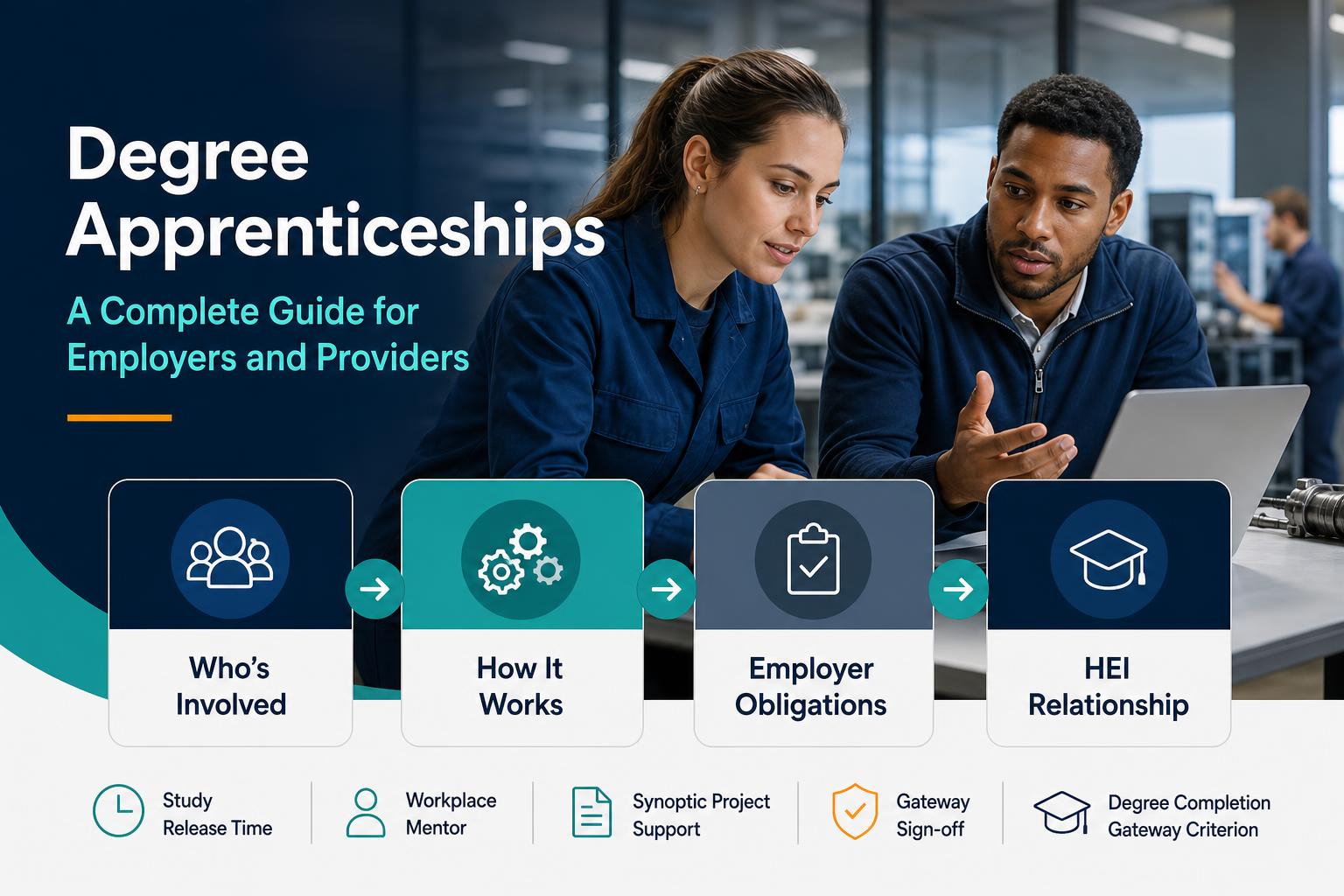 Degree apprenticeships: a complete guide for employers and training providers hero image