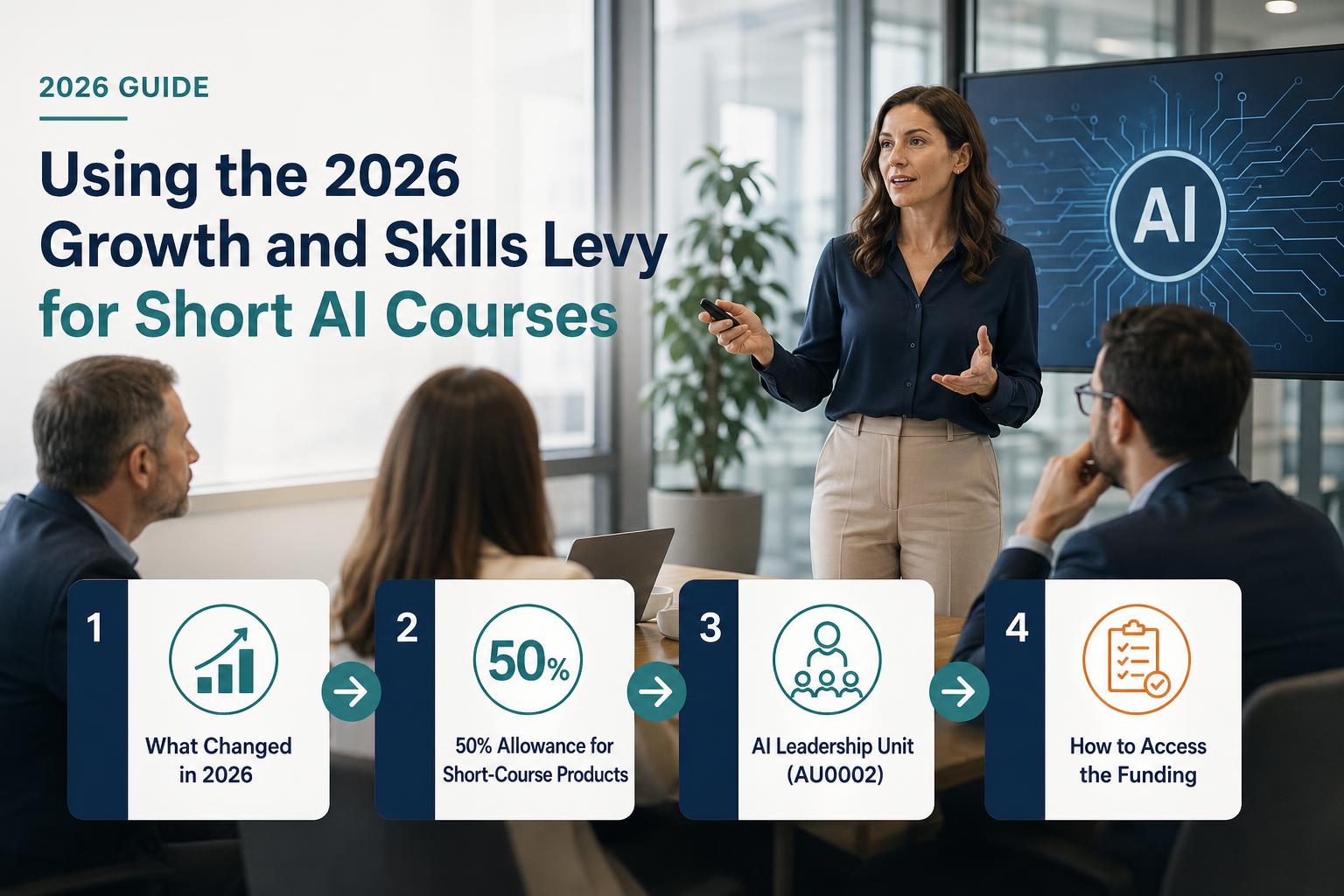 How to Use the 2026 Growth and Skills Levy for Short AI Courses hero image