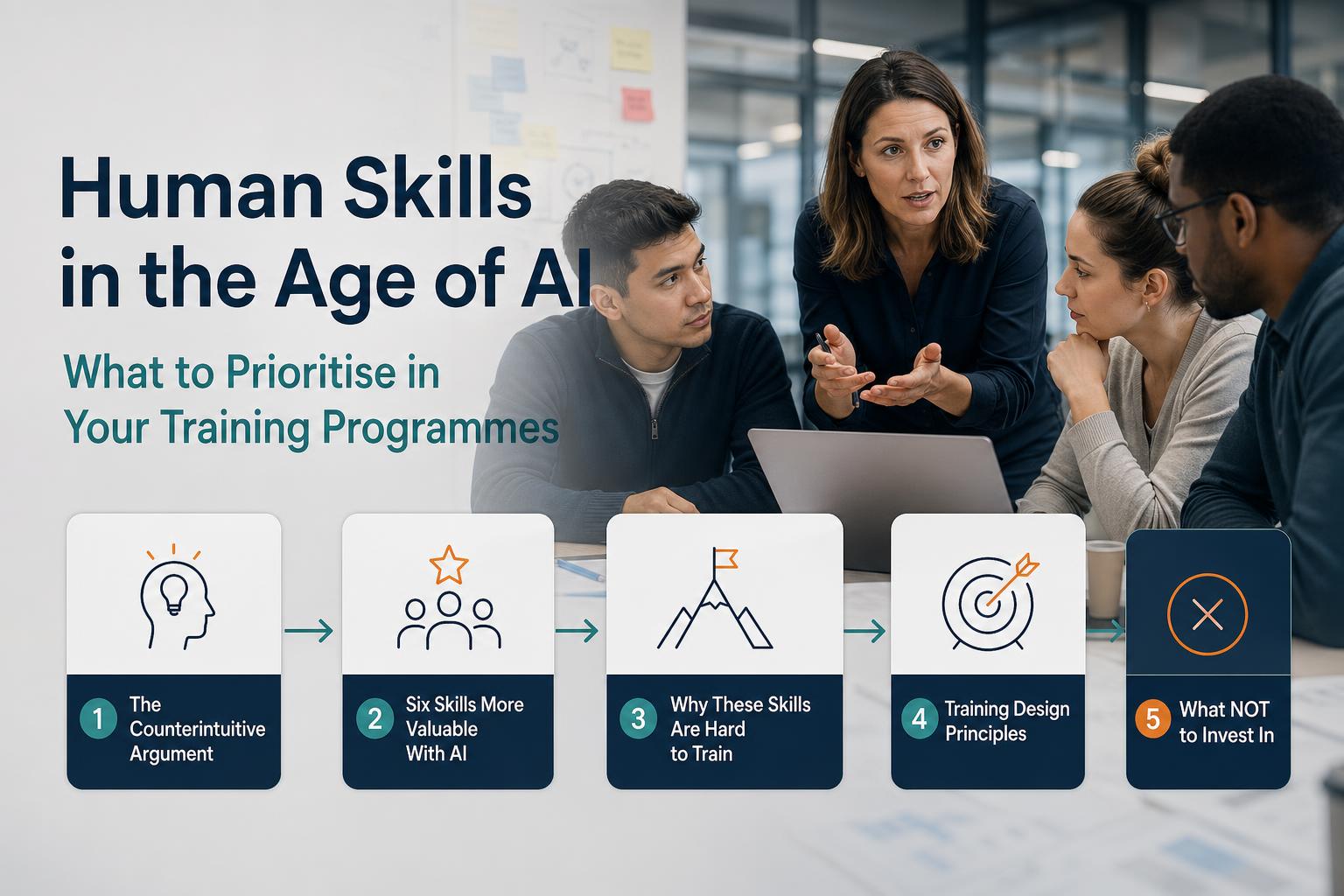 Human Skills in the Age of AI: What to Prioritise in Your Training Programmes hero image