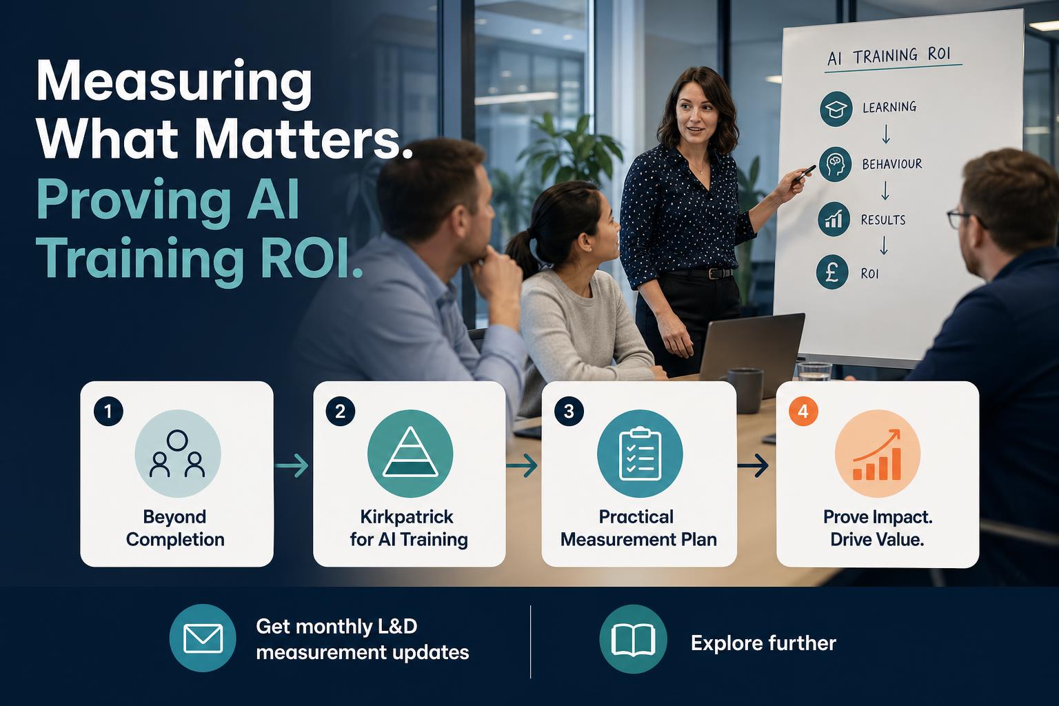 How to Measure ROI of AI Training in the Workplace hero image