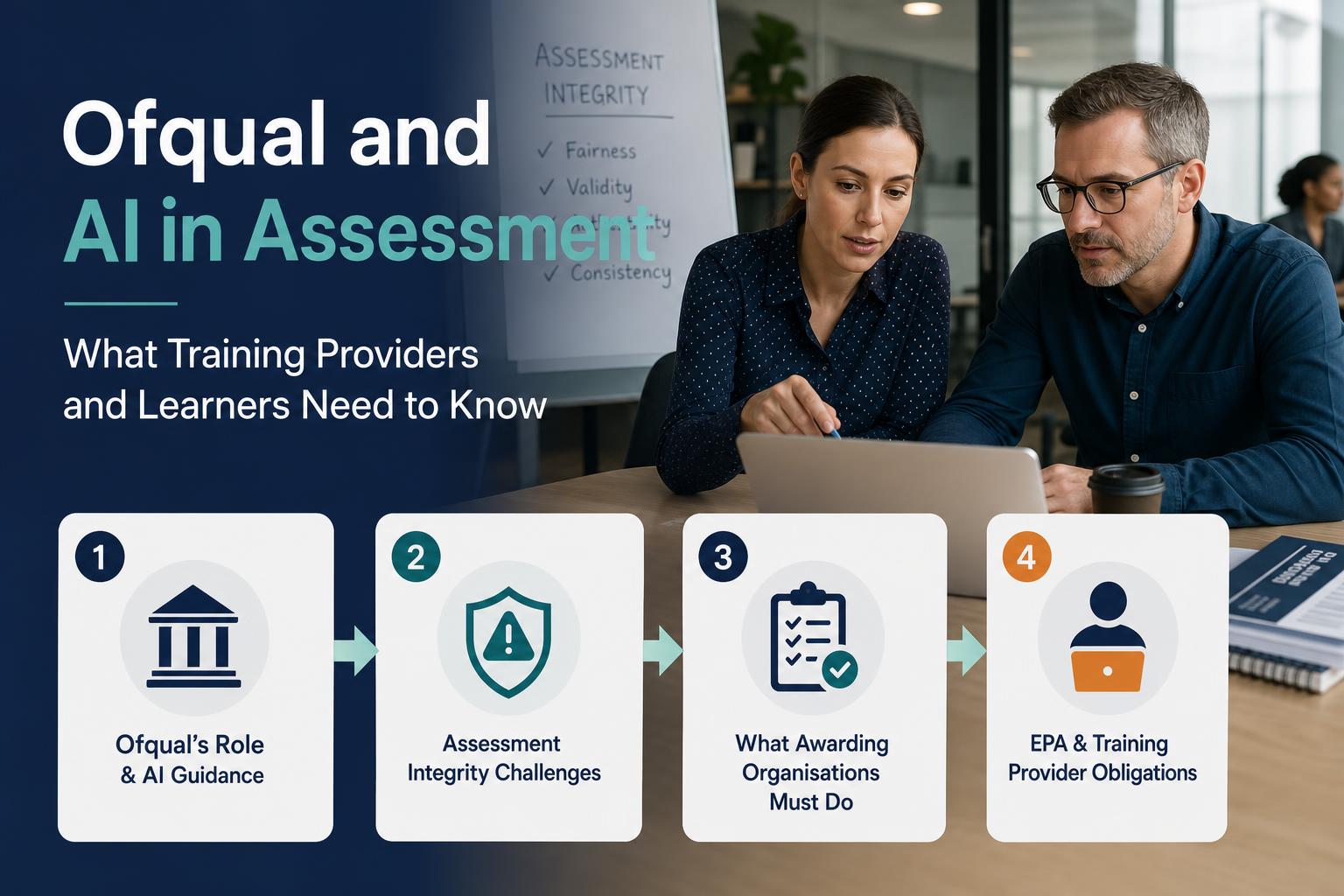Ofqual and AI in Assessment: What Training Providers and Learners Need to Know hero image