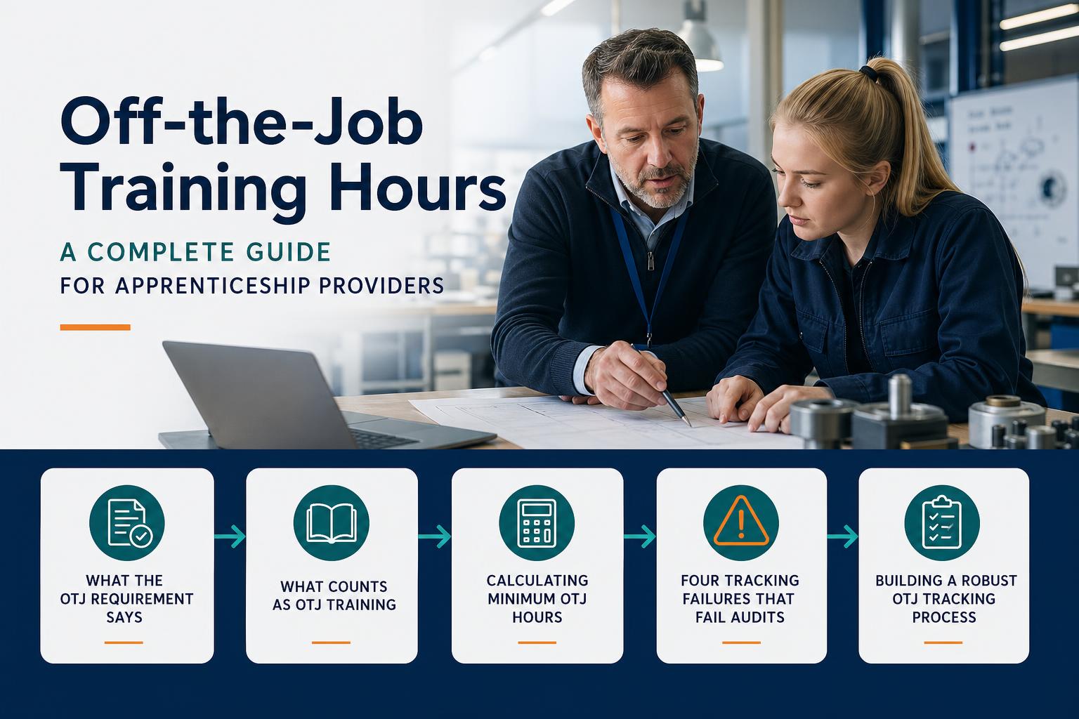 Off-the-job training hours: a complete guide for apprenticeship providers hero image