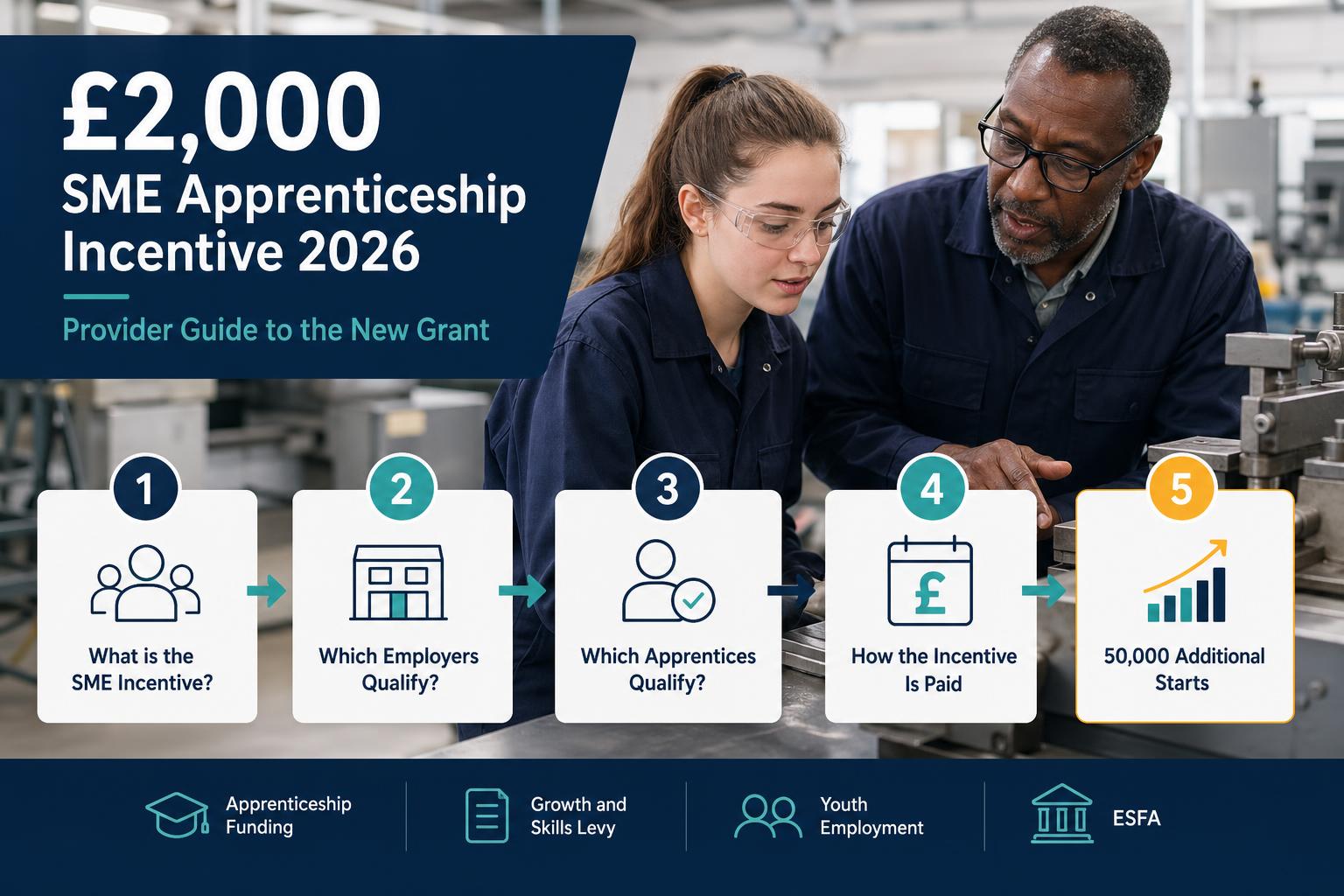 The £2,000 SME apprenticeship incentive: provider guide to the March 2026 grant hero image