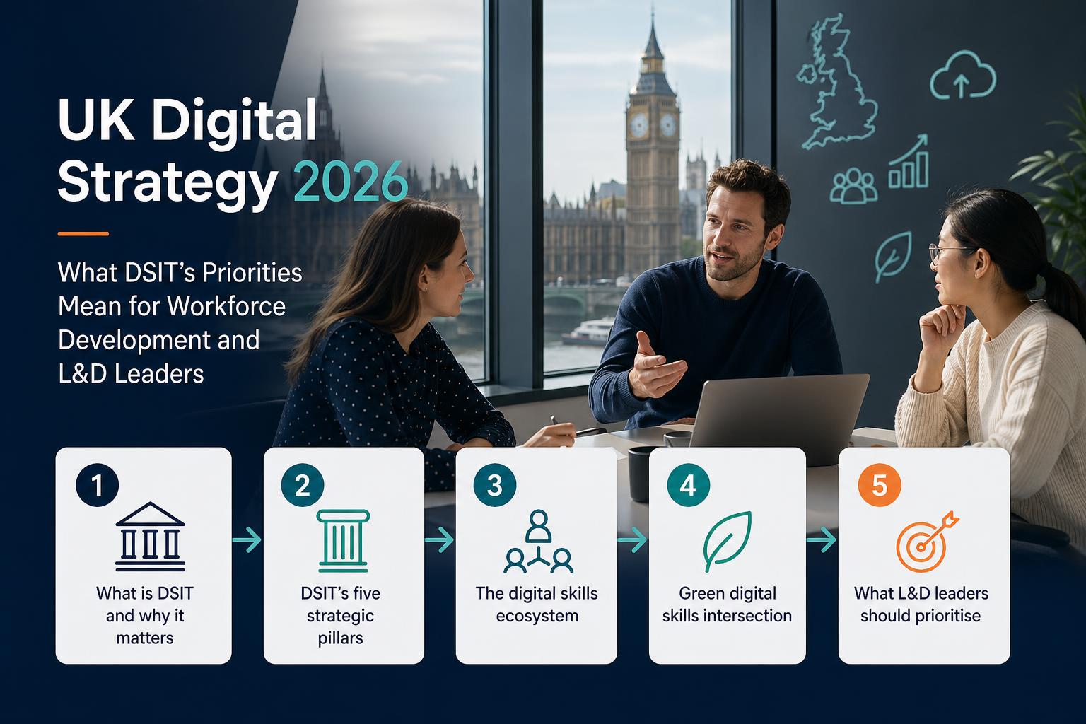 UK Digital Strategy 2026: What DSIT's Priorities Mean for Workforce Development and L&D Leaders hero image