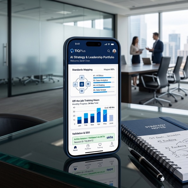 Financial Services Mobile interface preview