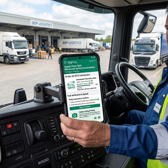 Logistics & Supply Chain Mobile interface preview