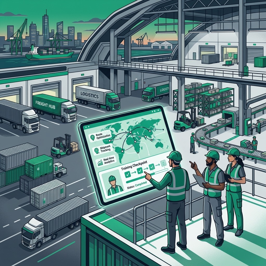 Logistics & Supply Chain training operations dashboard