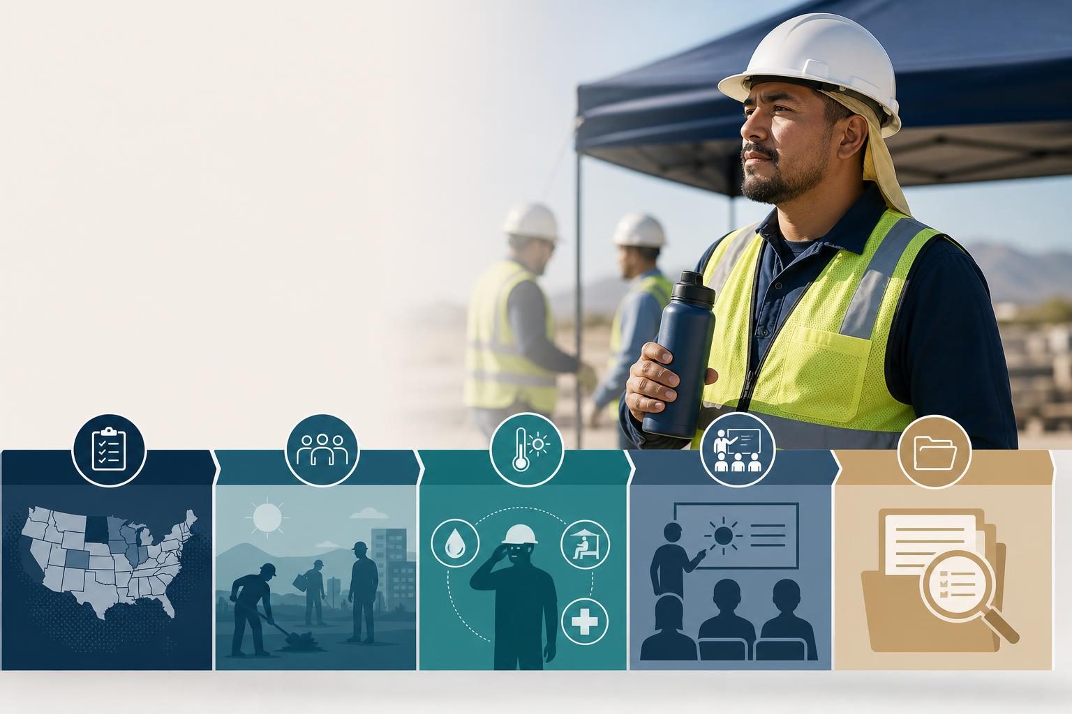 Heat safety training requirements for US employers