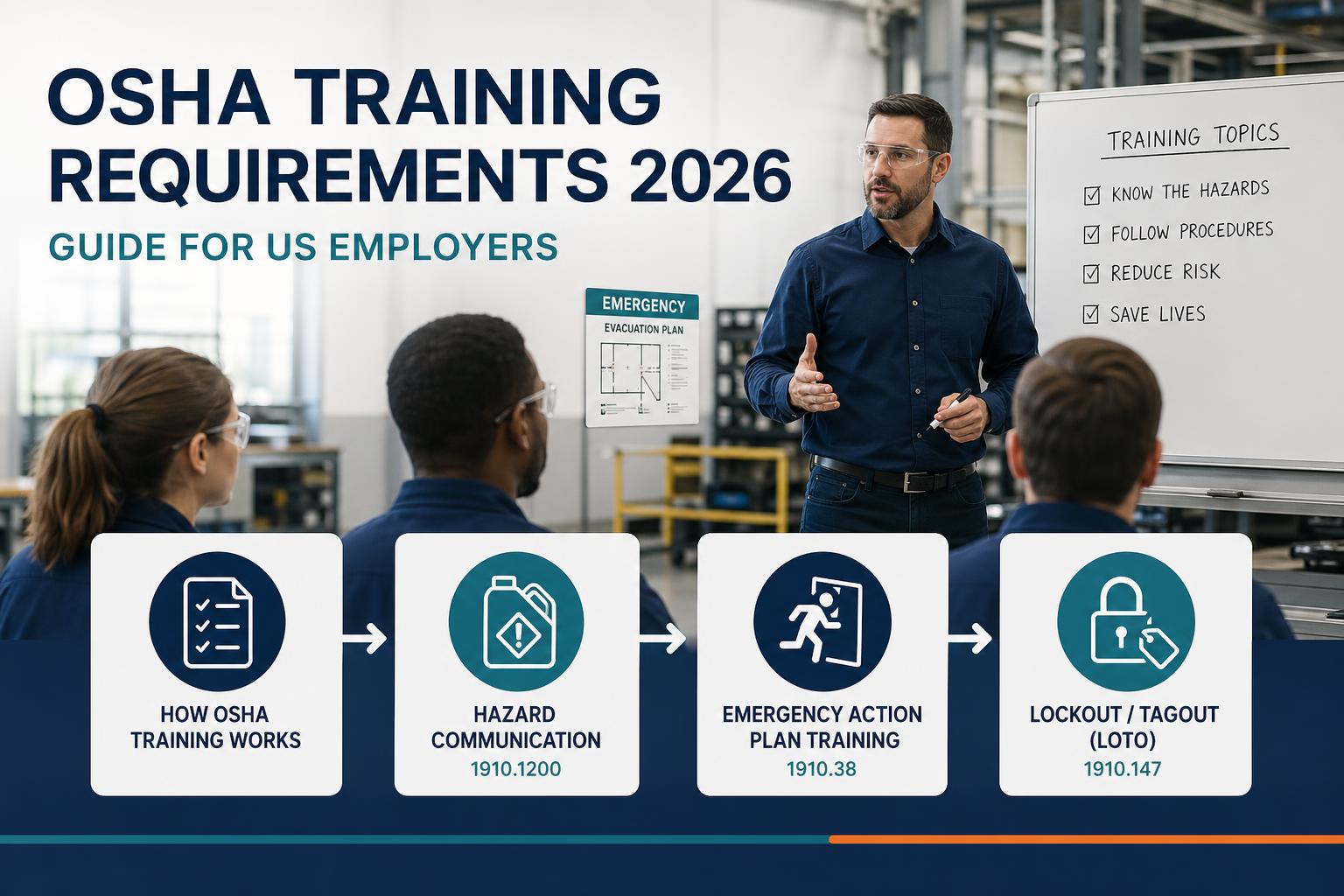 OSHA training requirements 2026: the practical guide for US mid-market employers hero image